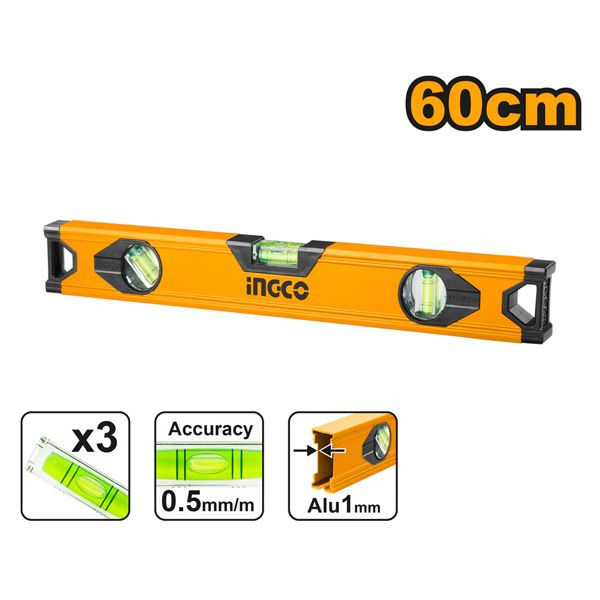 Thước thủy 60cm Ingco HSL18060