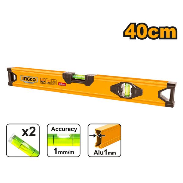 Thước thủy 40cm Ingco HSL58040