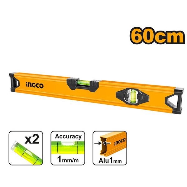 Thước thủy 60cm Ingco HSL58060