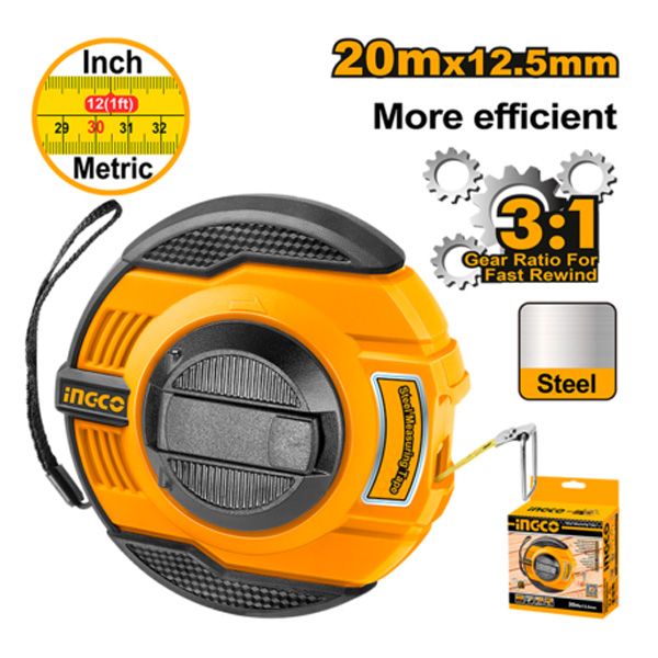 Thước cuộn thép 20m Ingco HSMT8420