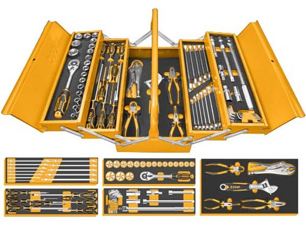 Bộ 59 công cụ trong hộp sắt Ingco HTCS15591
