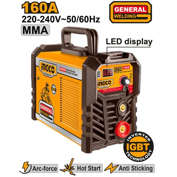 Máy hàn điện tử MMA 160A INGCO ING-MMA16028