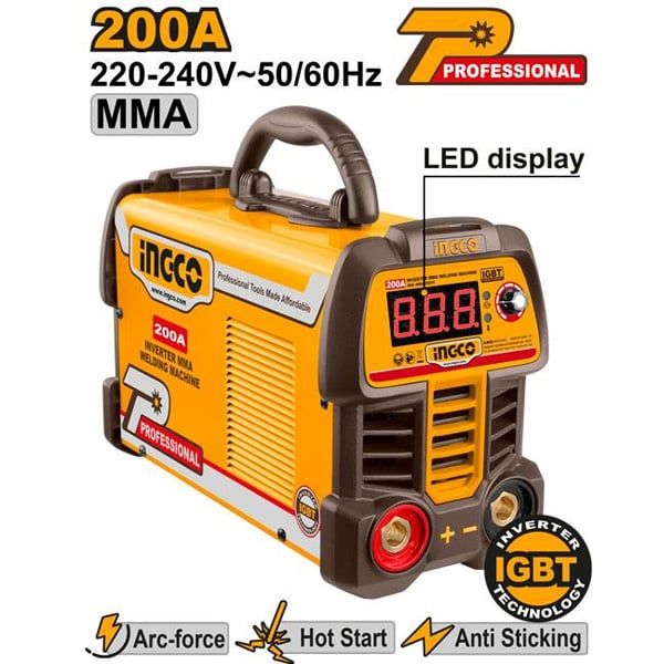 Máy hàn điện tử MMA 200A INGCO ING-MMA20069