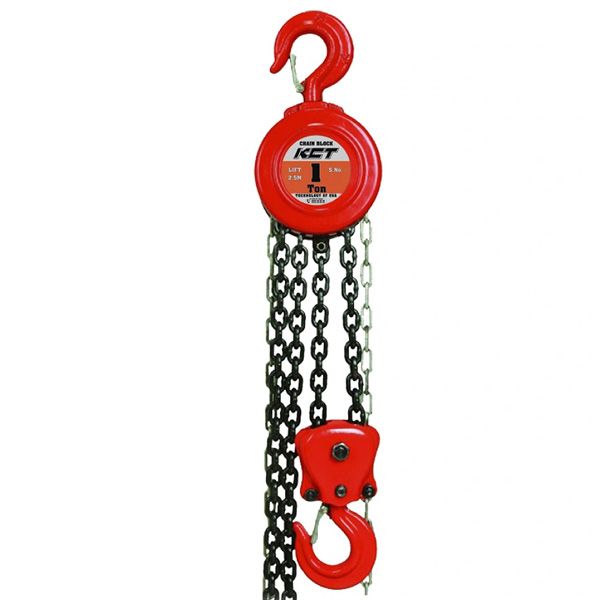 Pa lăng xích kéo tay cam 1.0T dài 2.5m KCT 1.0T