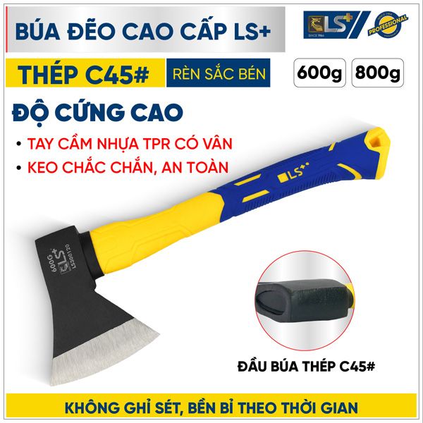 Búa rìu cao cấp 600g LS300120