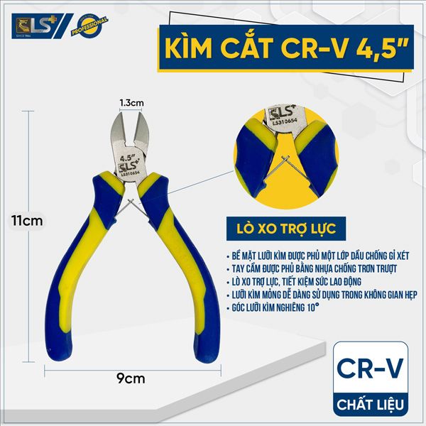 Kìm cắt CR-V 4.5 inch/ 114mm LS310654