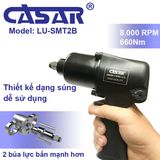  Súng vặn bu lông 1/2 Inch 2 búa Casar LU-SMT2B 