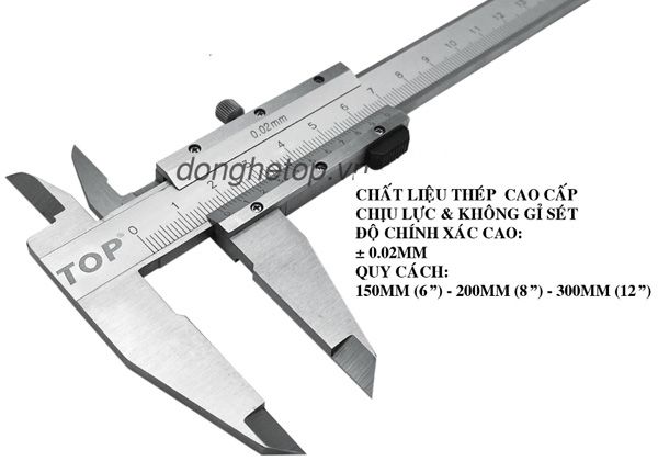 Thước cặp cơ cao cấp TOP 300mm LU-TCCC-300MM