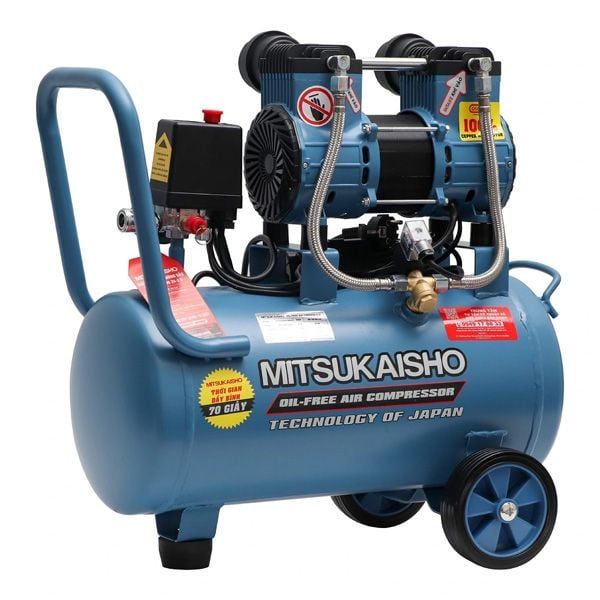 Máy nén khí không dầu 2.0HP bình 24L Mitsukaisho 24-2.0