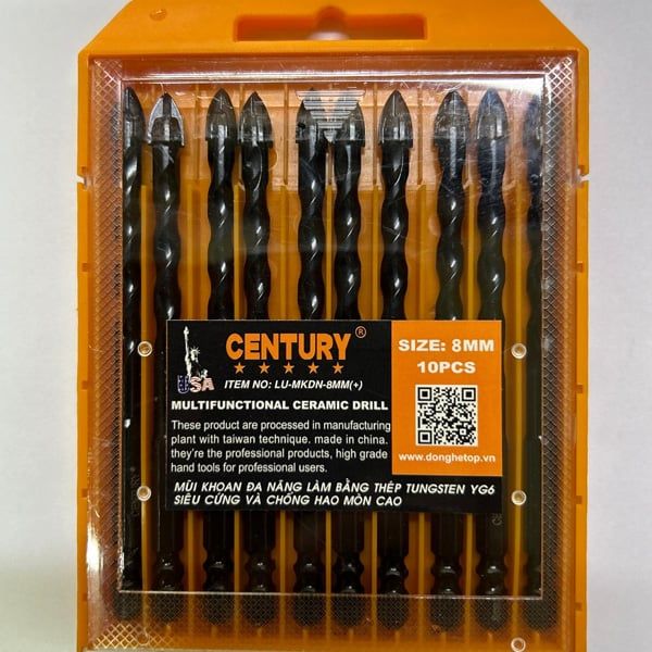 Mũi khoan đa năng 4 cạnh 6mm Century LU-MKDN-6MM