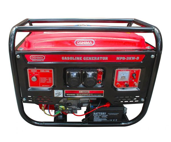 Máy phát điện dùng xăng 3KW có đề Oshima MPD3KW-D