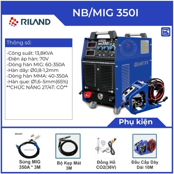 Máy hàn MIG Riland NB 350I
