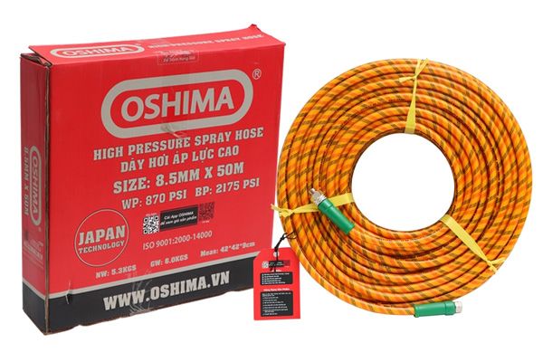 Dây phun áp lực Oshima 8.5mm x 50m