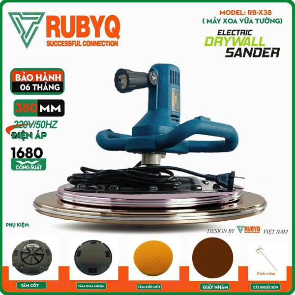 Máy xoa vữa có đèn LED RB-X38