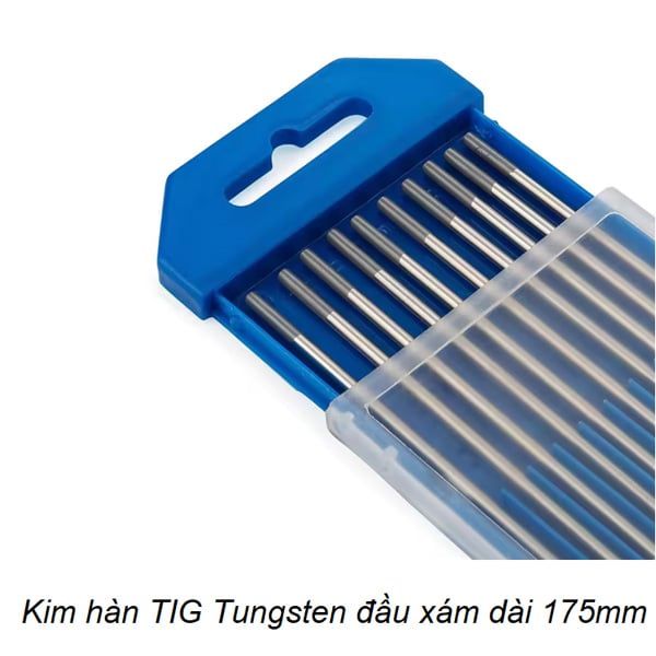 Kim hàn TIG Tungsten đầu xám 2.4x175mm Riland K02X