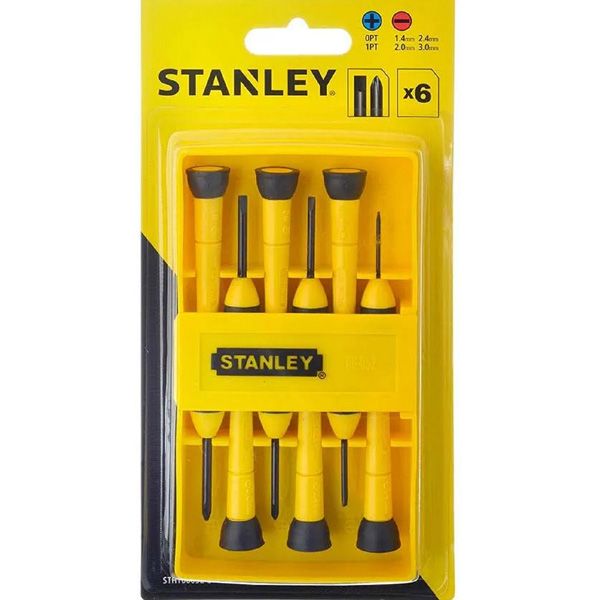 Bộ tua vít bộ cán nhựa 6 cái Stanley STHT66052-8