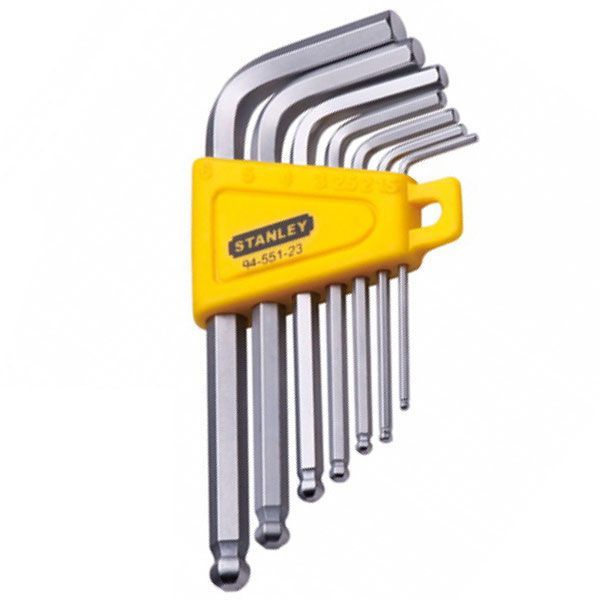 Bộ lục giác đầu bi hệ mét 7 cây Stanley STMT94551-8