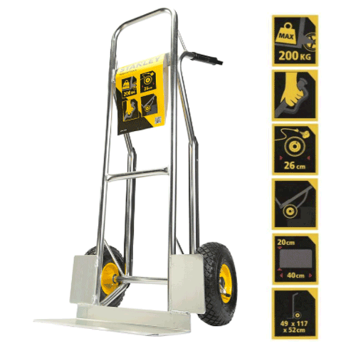 Xe đẩy hàng 2 bánh, hiệu Stanley HT525