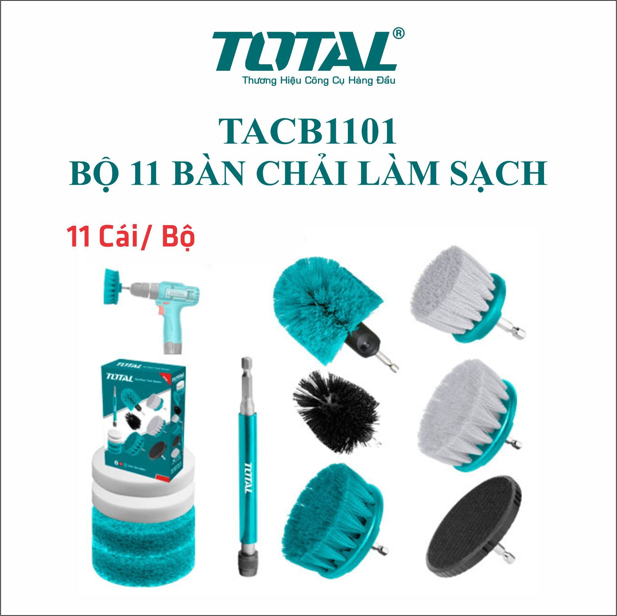  Bộ 11 bàn chải làm sạch Total TACB1101 