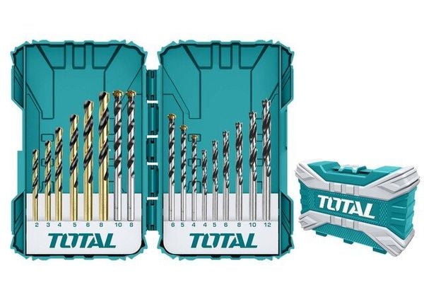 Bộ 16 mũi khoan kim loại, bê tông và gỗ Total TACSDL11601