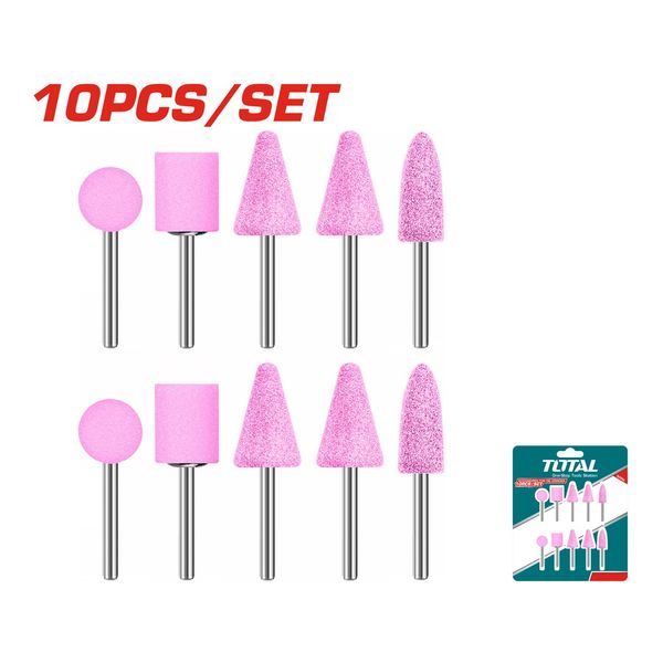 Bộ 10 linh kiện máy mài khuôn mini Total TAKB1012