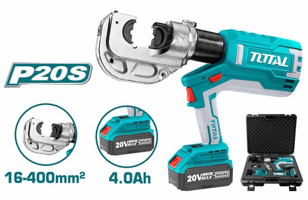 Máy ép COS thủy lực dùng pin 20V Total TCTLI2002