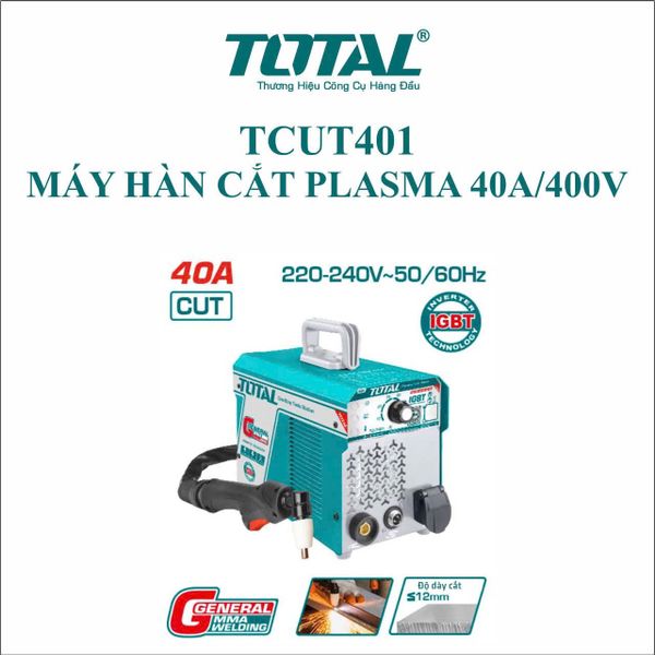 Máy hàn cắt plasma 40A/400V Total TCUT401