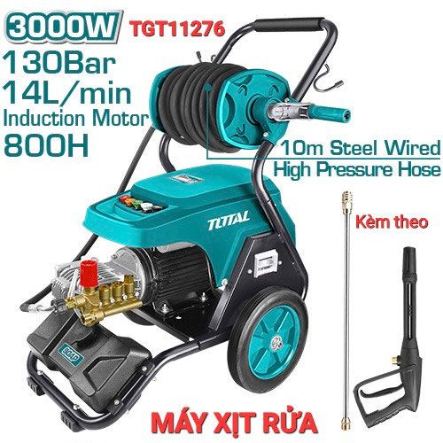  Máy xịt rửa 3000W dùng cho ngành công nghiệp Total TGT11276 