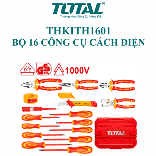  Bộ 16 công cụ cách điện Total THKITH1601 