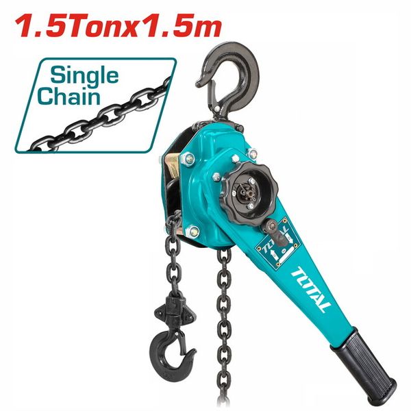 Pa lăng xích lắc tay 1.5 tấn dài 1.5m Total THSLB1501