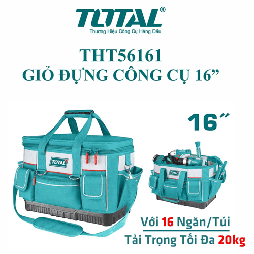  Giỏ đựng công cụ 16 inch Total THT56161 