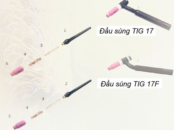 Đầu súng hàn Tig WP17F