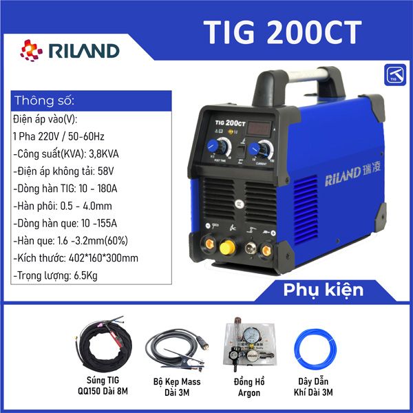 Máy hàn TIG Riland TIG 200CT