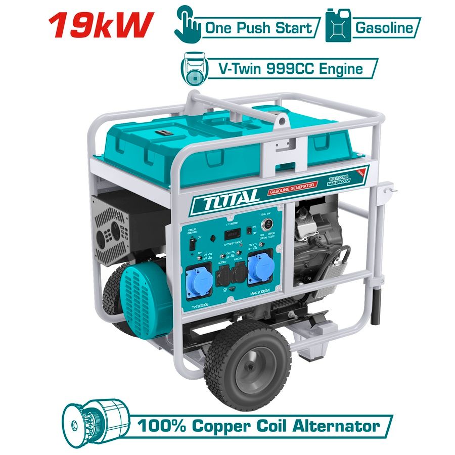  Máy phát điện dùng xăng 19KW Total TP1200006 