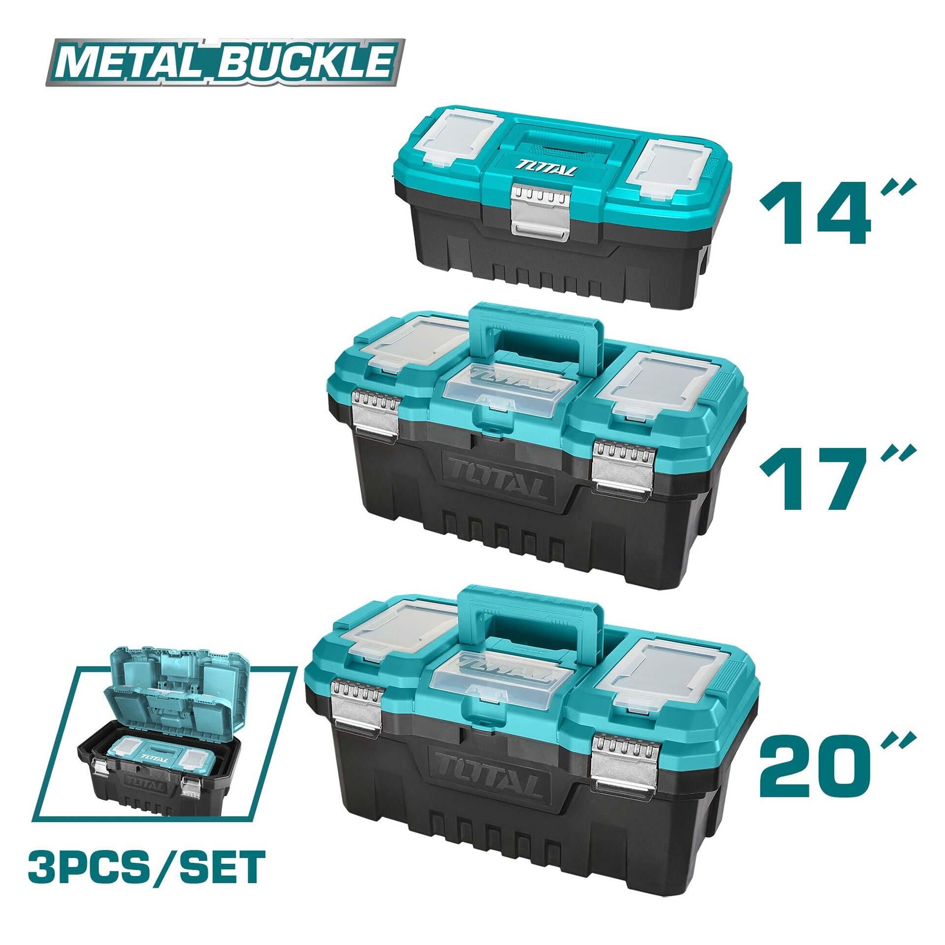  Bộ 3 thùng đựng đồ nghề khóa kim loại Total TPBXK0032 