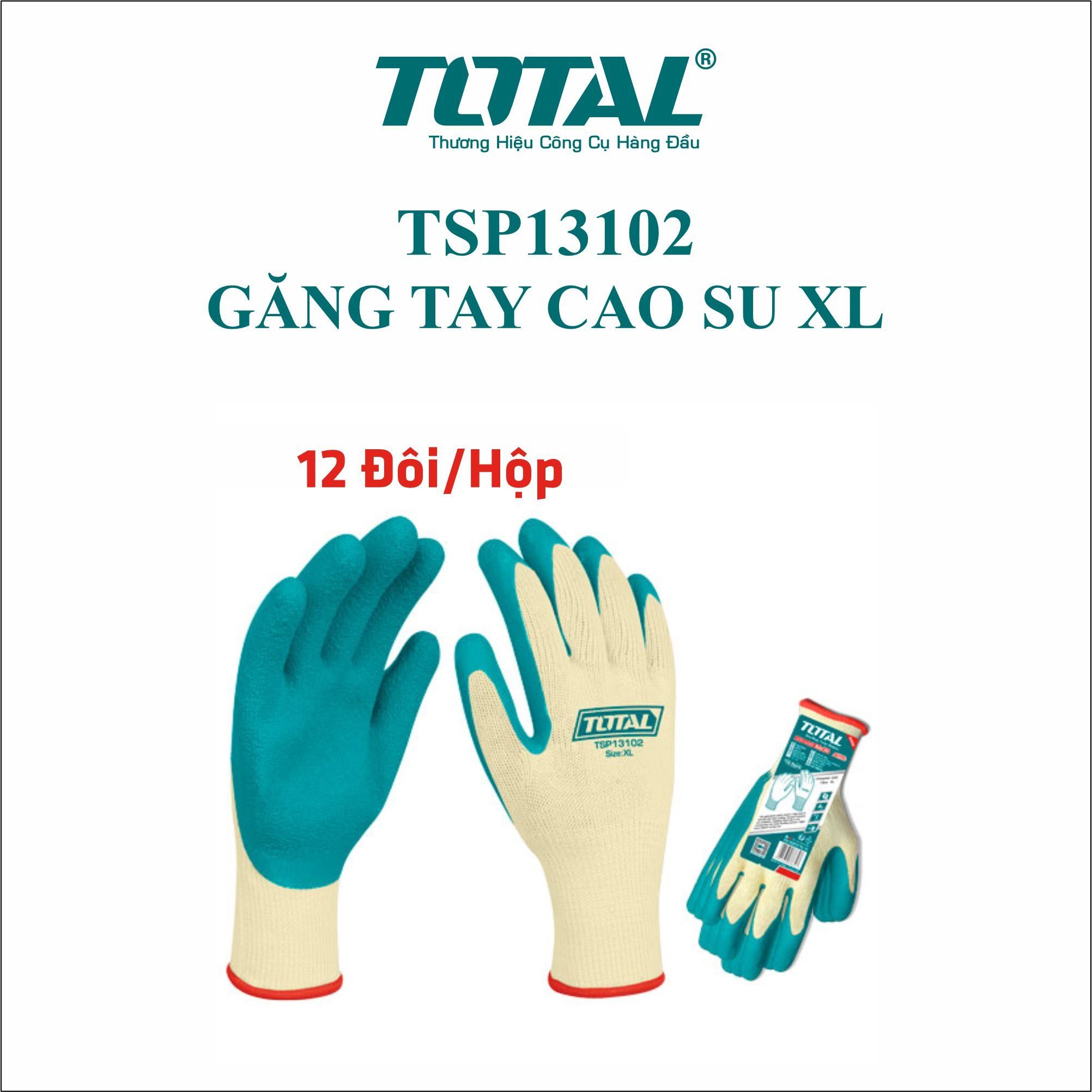  Găng tay cao su XL Total TSP13102 