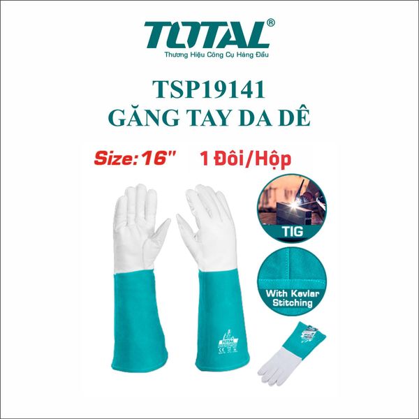 Găng tay da dê Total TSP19141