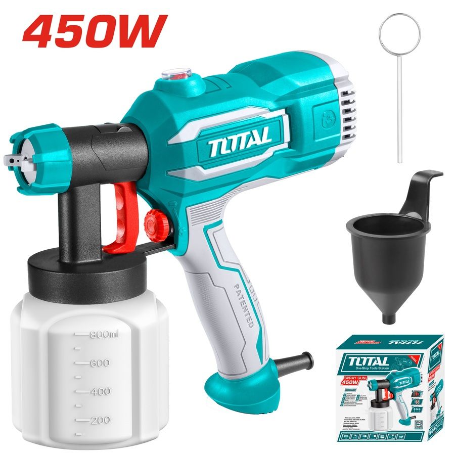  Súng phun sơn dùng điện 450W Total TT3506 