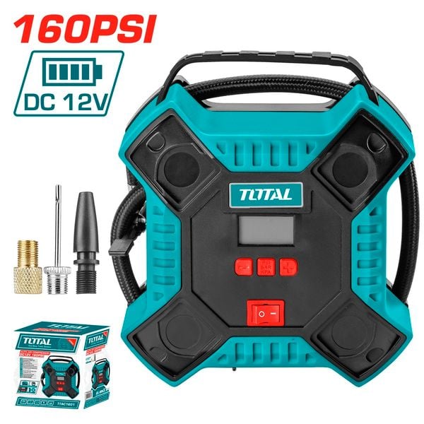 Bơm xe lốp xe ô tô dùng điện 12V Total TTAC1601