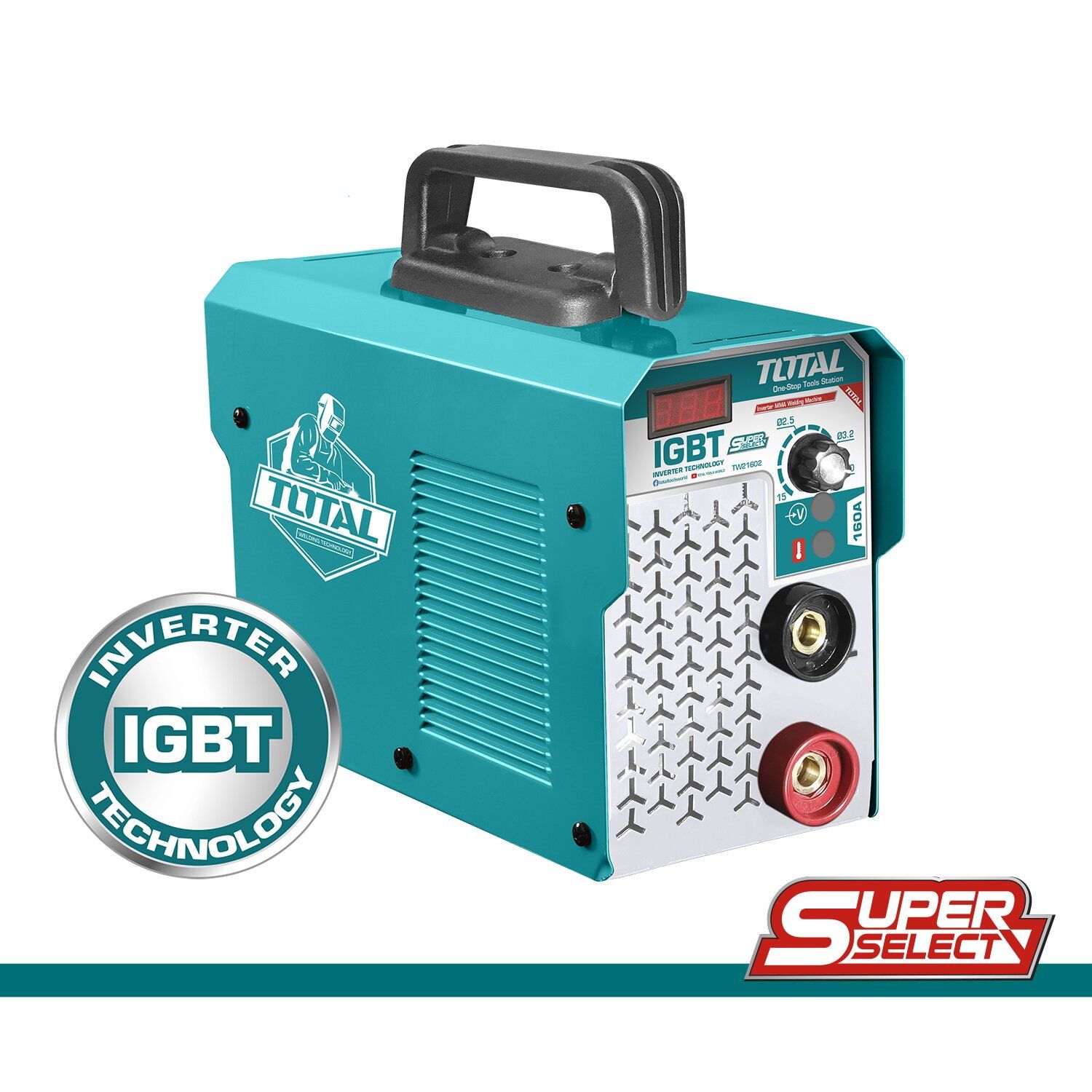Máy hàn điện tử MMA 160A Total TW21602