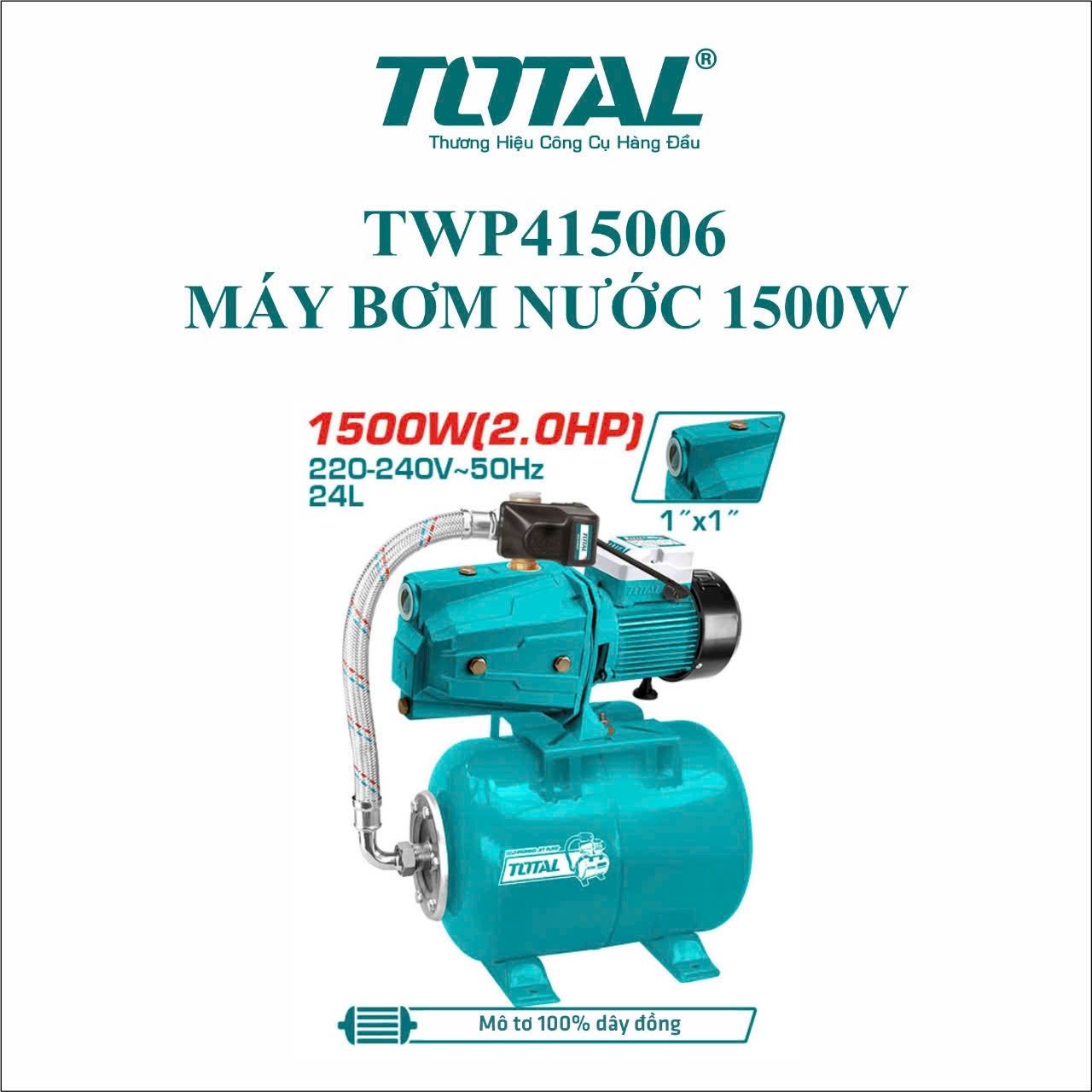  Máy bơm nước 1500W Total TWP415006 