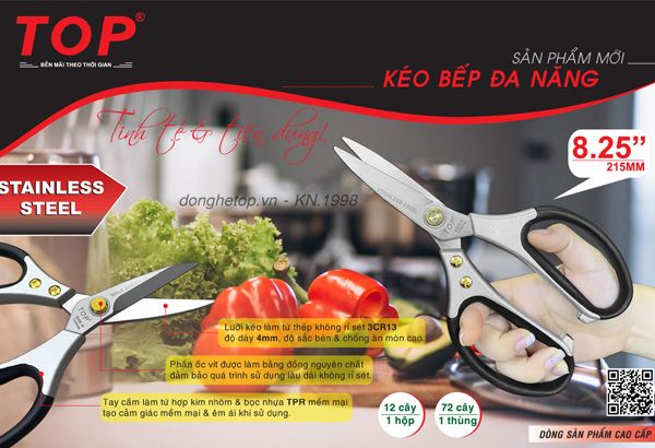Kéo bếp đa năng công nghệ Nhật Bản TOP VGS-0851