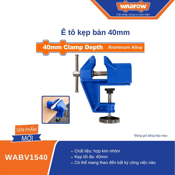 Ê tô kẹp bàn mini 40mm WADFOW WABV1540