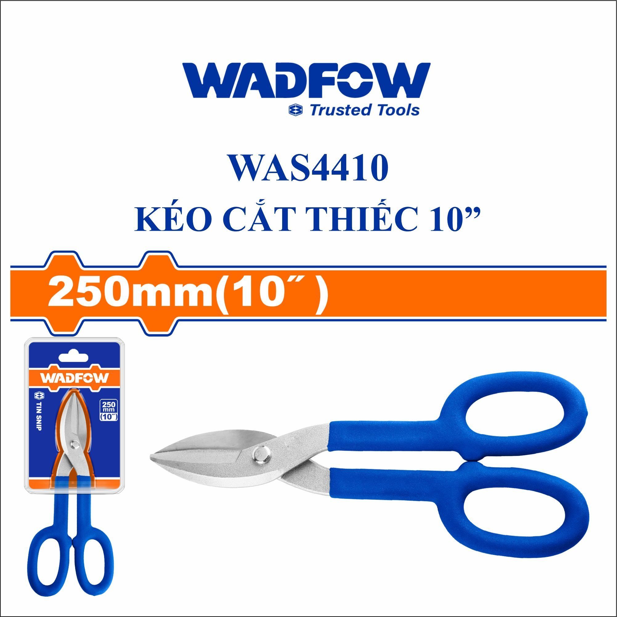 Kéo cắt thiếc 10 Inch WADFOW WAS4410