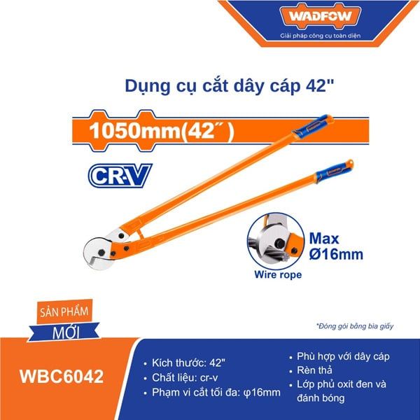 Kìm cắt cáp 42 Inch WADFOW WBC6042