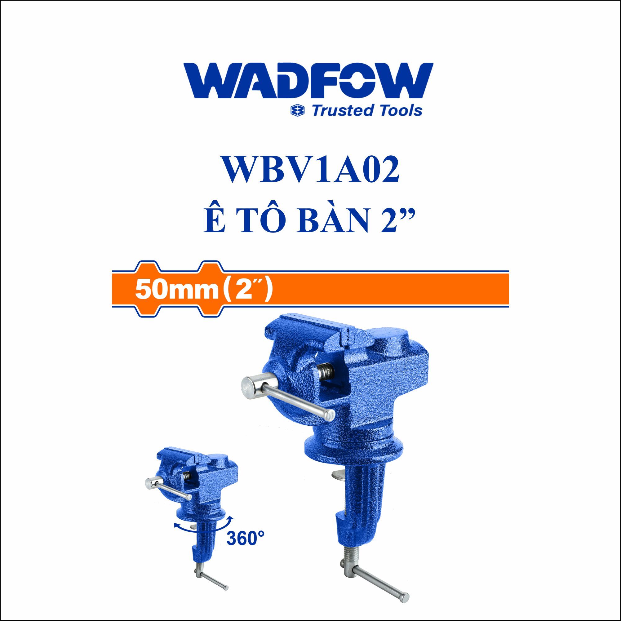  Ê tô bàn 2 Inch WADFOW WBV1A02 