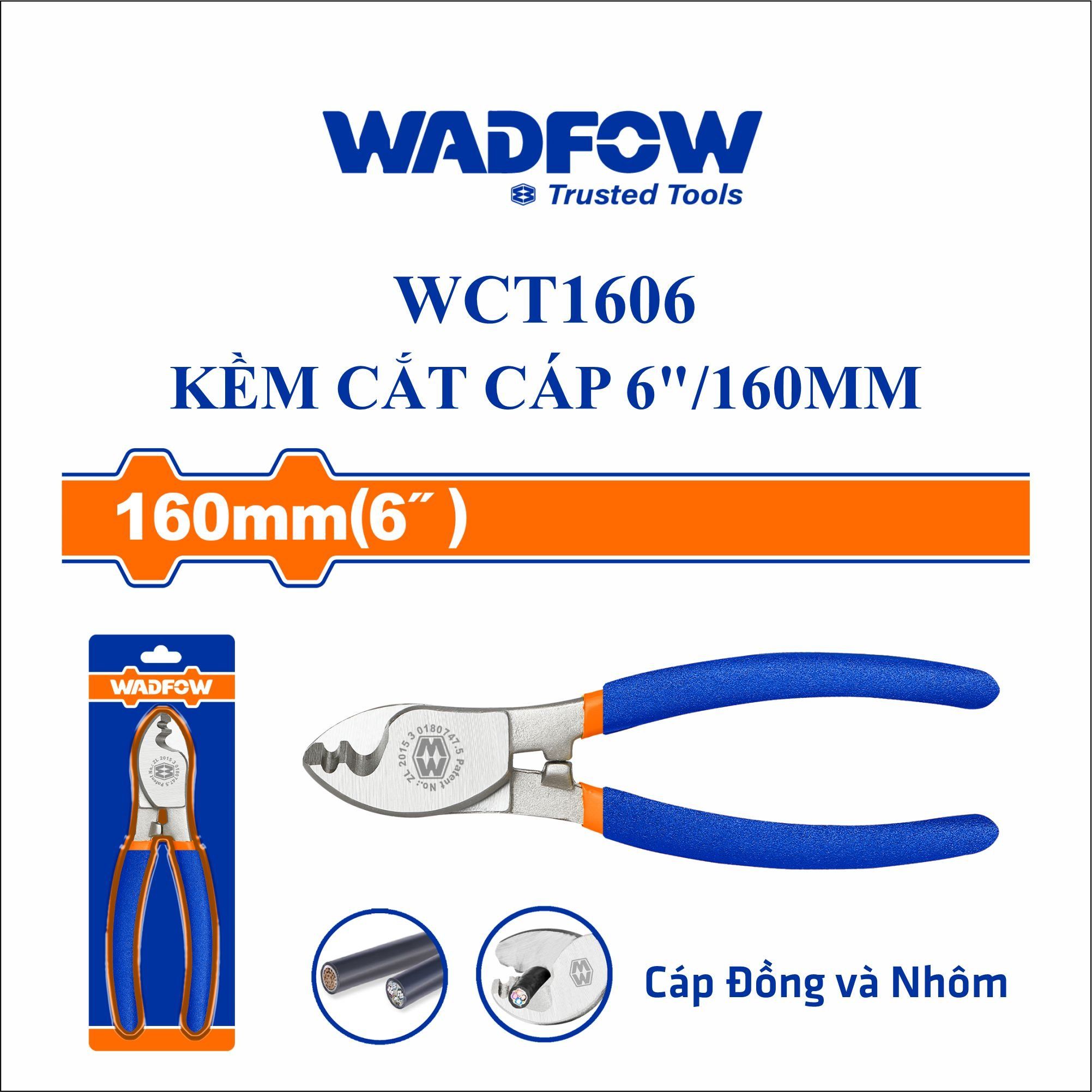  Kìm cắt cáp 6 Inch/160mm WADFOW WCT1606 