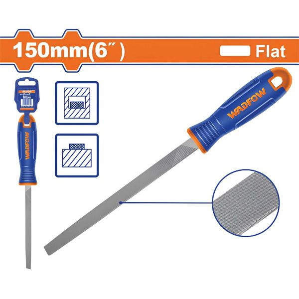 Giũa thép dẹp 6 inch/ 150mm WADFOW WFE7816