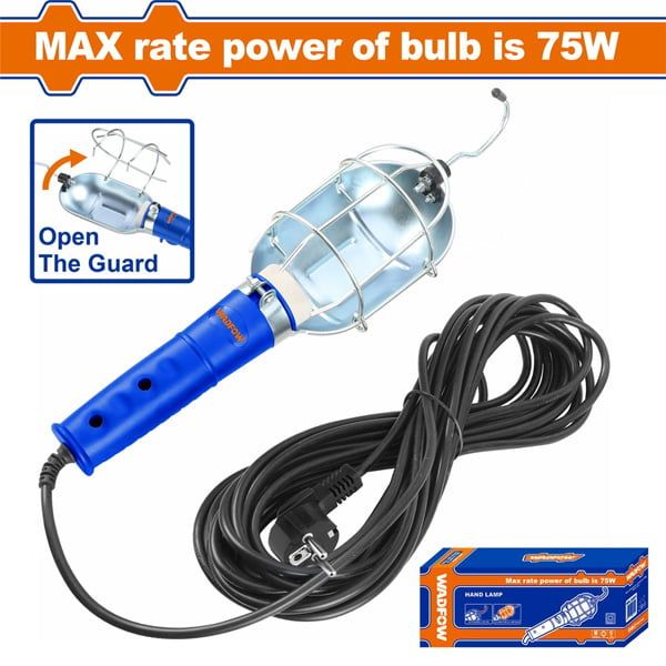 Đèn cầm tay 75W dây dài 10m WADFOW WFL30001