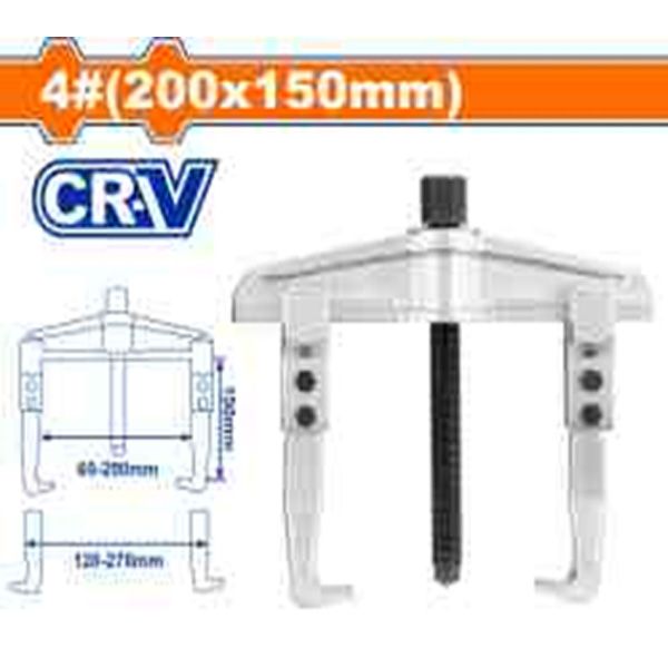 Cảo 2 chấu chữ H trượt 200x150mm WADFOW WGP4A04